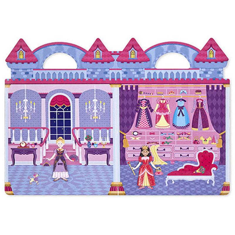 Melissa & Doug Reusable Puffy Sticker Play Set - Princess