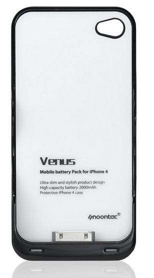 Noontec Venus Backup Battery IPHONE4 White IPHONE4 White (Ipr202W)