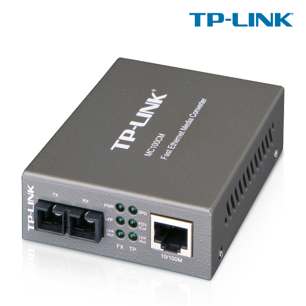 TP-LINK MC100CM 10/100M RJ45 to 100M multi-mode SC fiber Converter