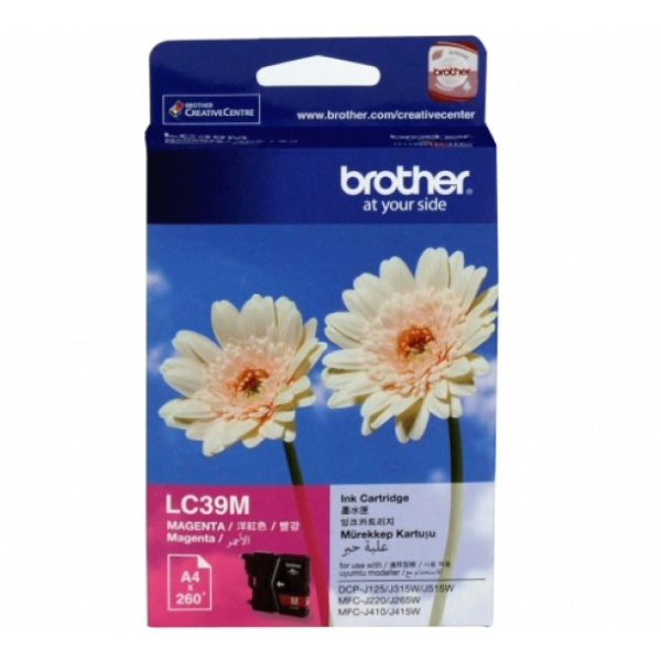 Brother Genuine Magenta Ink Cartridge (LC-39M)