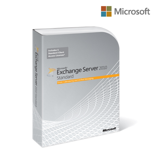 Microsoft Exchange Server Standard 2010 English 1 License DVD 5 Client