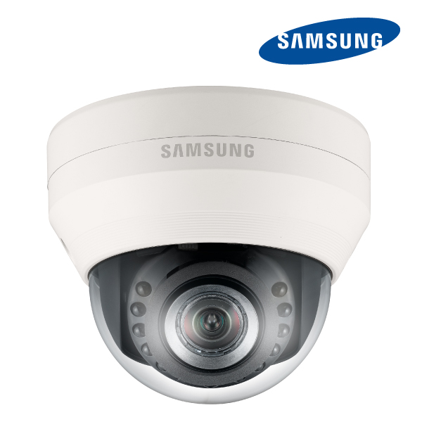 Samsung 3.2MP ICR Indoor Dome IP Camera 12VDC PoE H.264 Multi stream 3-8.5mm with WDR and IR