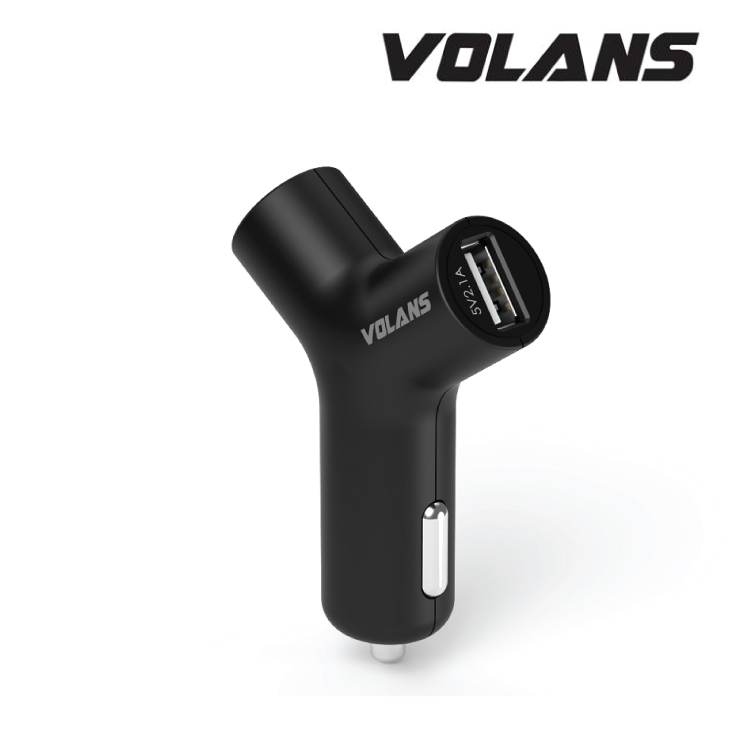 Volans Dual Port USB Car Charger (VL-CC02)