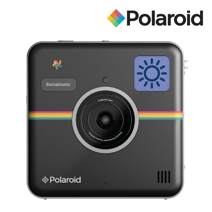 Polaroid Socialmatic Instant Digital Camera Black