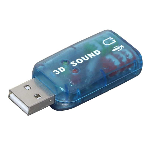 USB to 7.1 Sound Card w/Mic