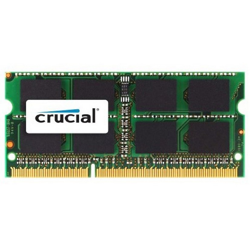 Crucial 4GB (1x4GB) 1600MHz DDR3 Unbuffered SODIMM RAM (CT51264BF160B)