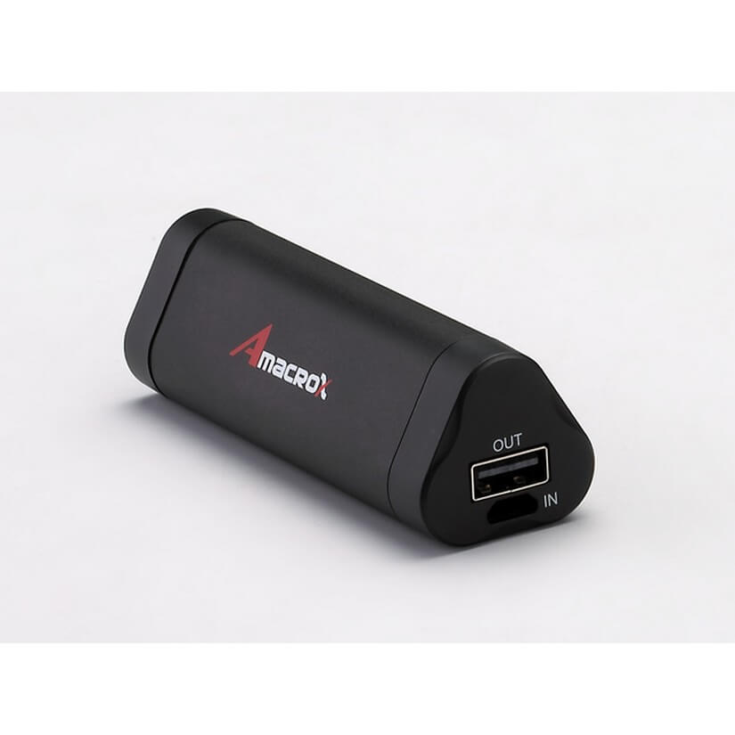 Amacrox PB2600 2600mAh Power Bank - Black