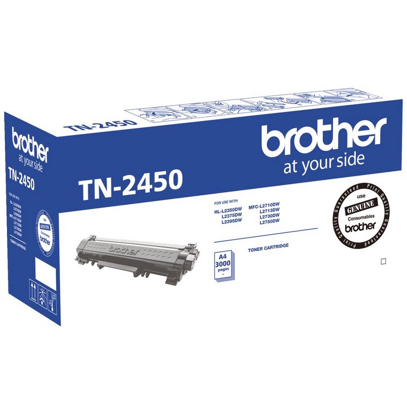 Brother Mono Laser Toner Cartridge Black 3000 Pages (TN-2450)