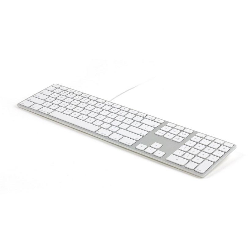 Matias Wired Aluminium RGB Backlit Keyboard for Mac - Silver (FK318LS)