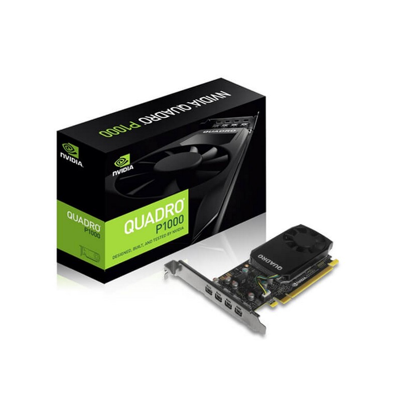 Leadtek Quadro P1000 4GB DDR5 Low Profile Workstation Graphics Card - OPENED BOX 74303