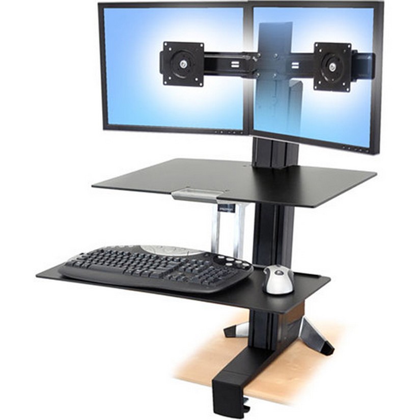 Ergotron Workfit S Dual Monitor Kit