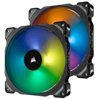 Corsair ML140 PRO RGB 140mm Premium Magnetic Levitation RGB LED PWM Twin Fan Pack (CO-9050078-WW)