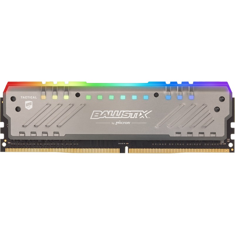 Ballistix by Crucial 32GB Kit (8GBx4) RGB DDR4 2666 MT/s (PC4-21300) CL16 DR x8 Unbuffered DIMM 288p