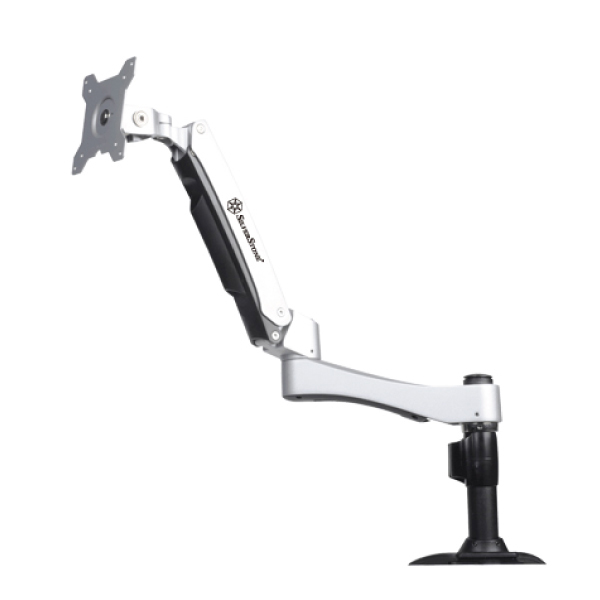 SilverStone ARM11SC Single Arm Silver LCD Monitor Stand (SST-ARM11SC)