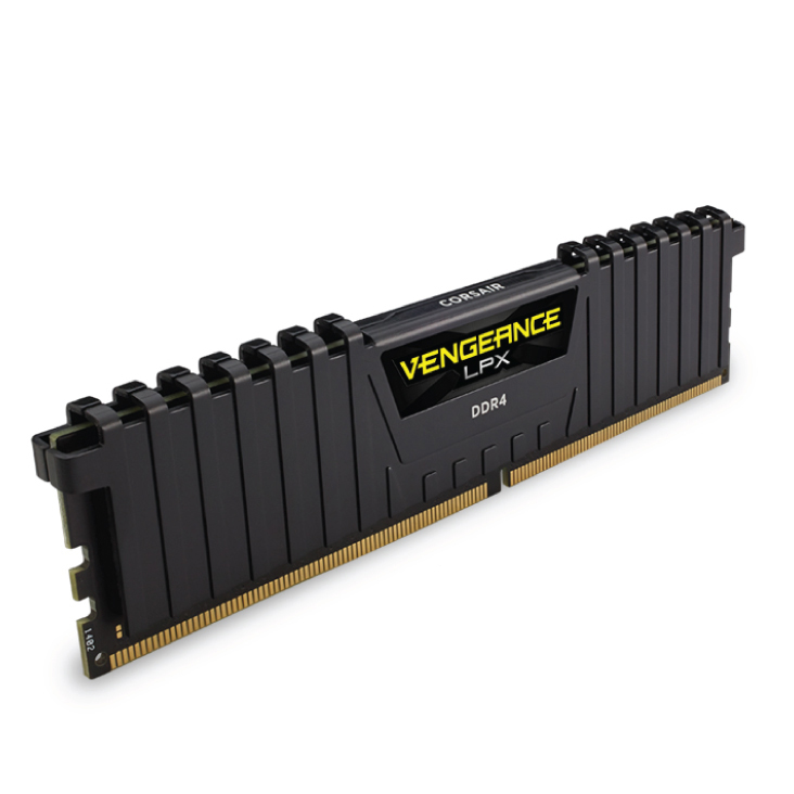 Corsair Vengeance LPX 8GB (2x4GB) C14 2400MHz DDR4 DRAM - Black (CMK8GX4M2A2400C14)