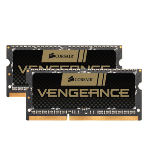Corsair Vengeance 16GB (2x8GB) DDR3 1600MHz CL10 Unbuffered SODIMM Memory (CMSX16GX3M2A1600C10)