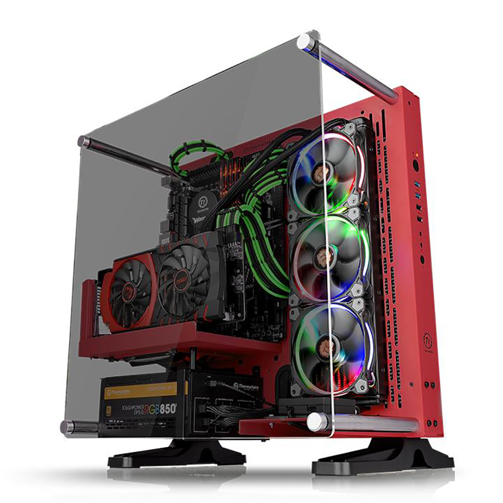 Thermaltake Core P3 TG Red Edition with Tt Gaming Riser Cable (CA-1G4-00M3WN-03)