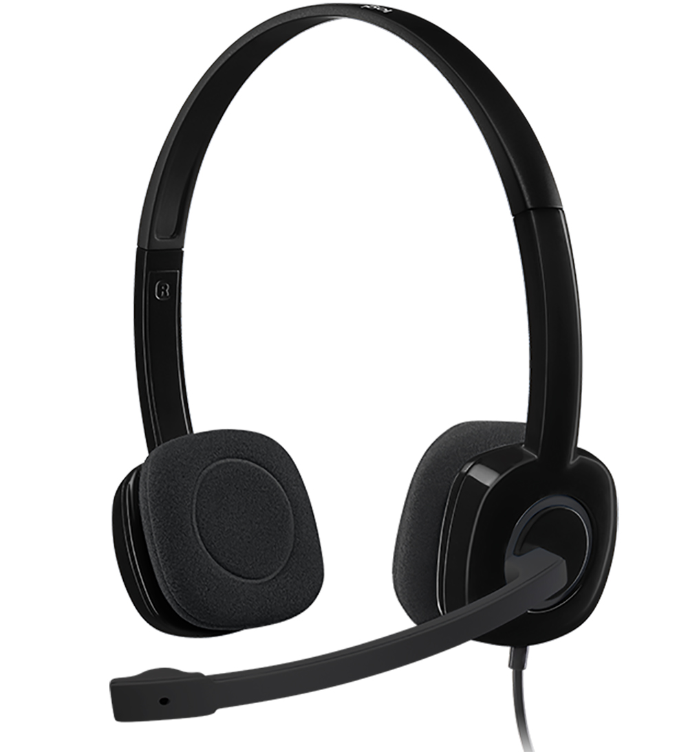 Logitech H151 Headset - Black (981-000587)