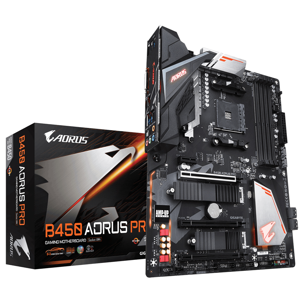 Gigabyte B450 Aorus PRO AM4 Motherboard (GA-B450-AORUS-PRO)