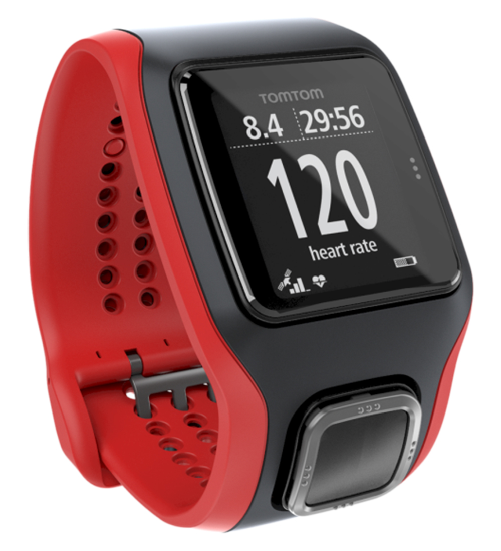 TomTom Multi-Sport Cardio Watch - Black/Red