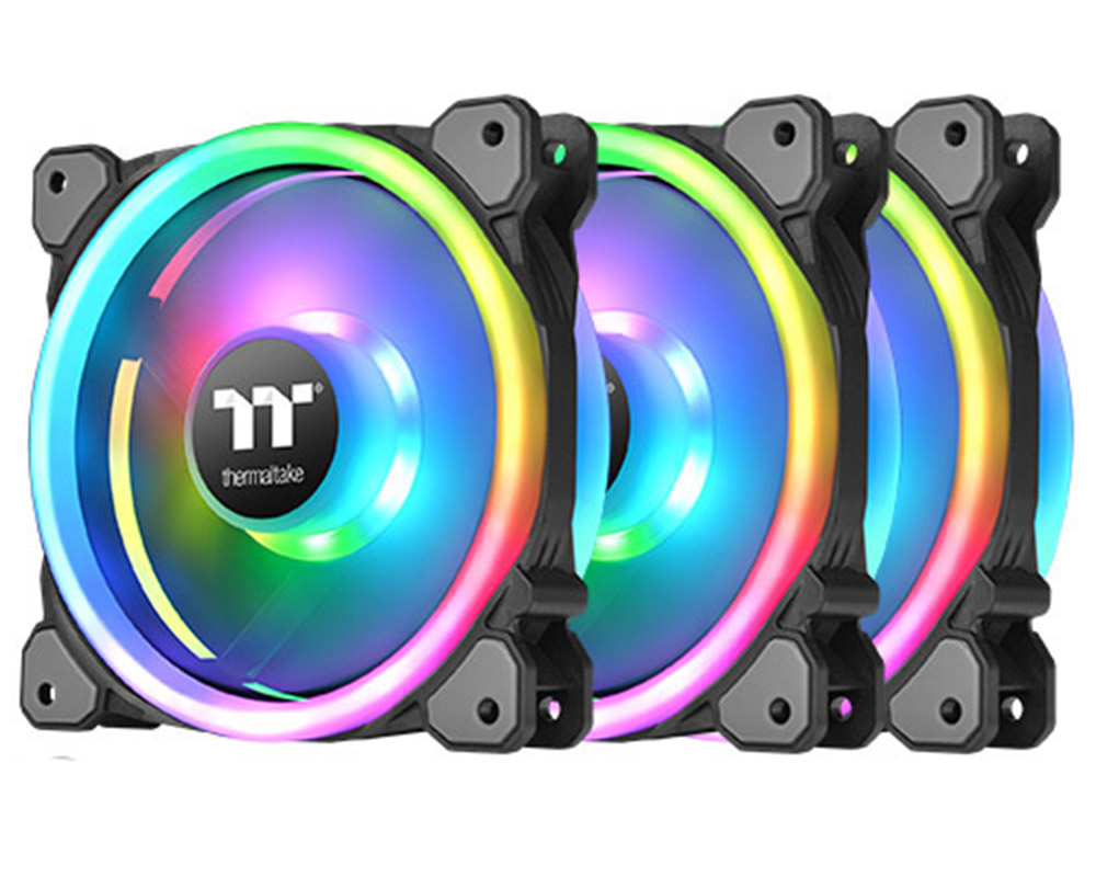 Thermaltake Riing Trio 120mm RGB Fan TT Premium Edition - 3 Fan Pack (CL-F072-PL12SW-A)