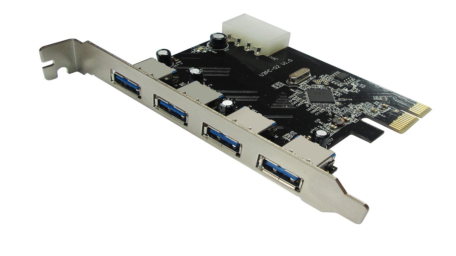 Volans USB 3.0 4-port PCI-E Expansion Card (VL-PU34)