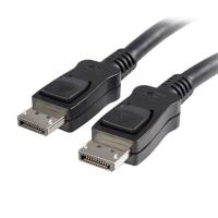 Startech 1m DisplayPort Cable with Latches - M/M - 1m DP Cable - 1m DisplayPort Cable