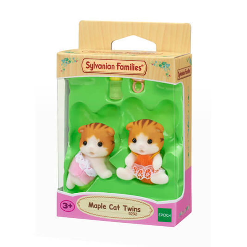 Sylvanian Familes Maple Cat Twins