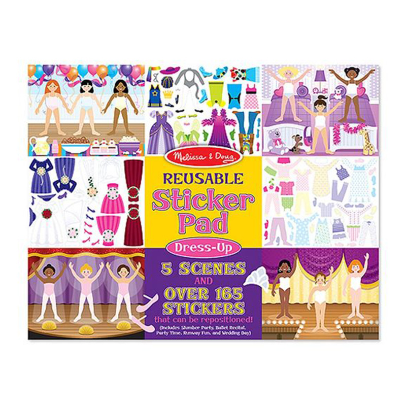 Melissa & Doug Reusable Sticker Pad - Dress-Up