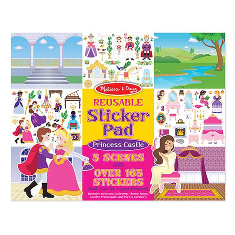 Melissa & Doug Reusable Sticker Pad - Princess Castle