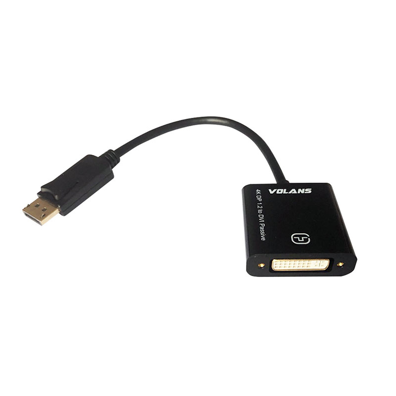 Volans DisplayPort 1.2 to DVI Passive Display Converter (4K) (VL-PDPDV)