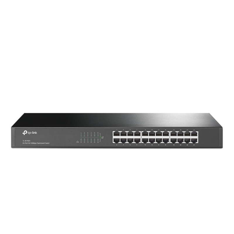 TP-Link 24 Port 10/100Mbps 1U 19in Rack Mount Switch - (TL-SF1024)