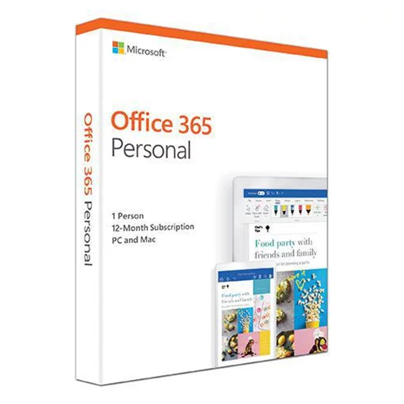 Microsoft Office 365 Personal Mac/Win -1 Year Subscription (QQ2-00874)