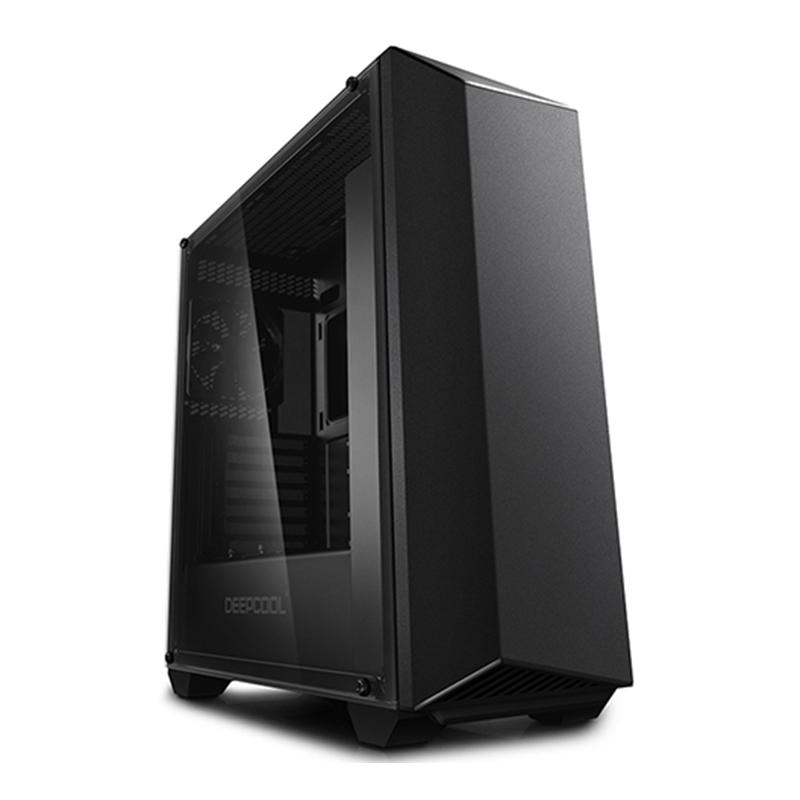 Deepcool Earlkase V2 RGB Tempered Glass Mid Tower ATX Case - Black (DP-ATX-ERLKBK-GLSRGBV2)