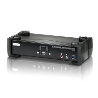 Aten 2 Port USB3.0 KVMP 4K Display Port Switch