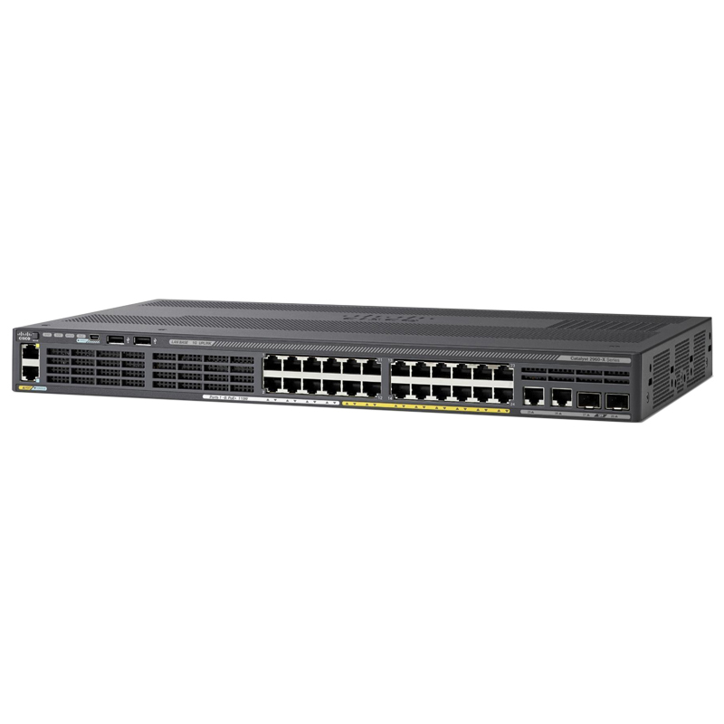 Cisco Catalyst 2960-X 24 GigE 4 x 1G SFP (WS-C2960X-24TS-L)