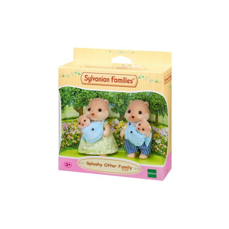 Sylvanian Families Splashy Otter Family