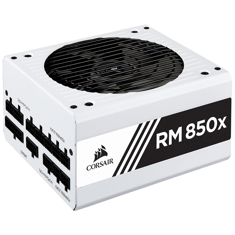 Corsair 850W RMx Series 80+ Gold Fully Modular ATX V2.4 Power Supply - White (CP-9020188-AU)