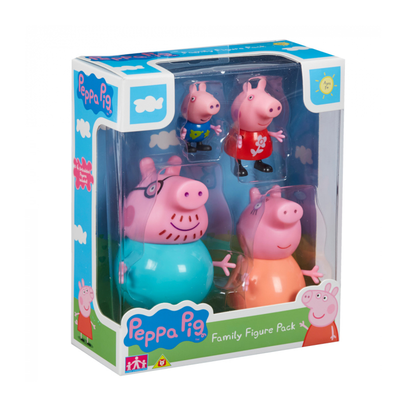 Peppa Pig 4 Figures Family Pack