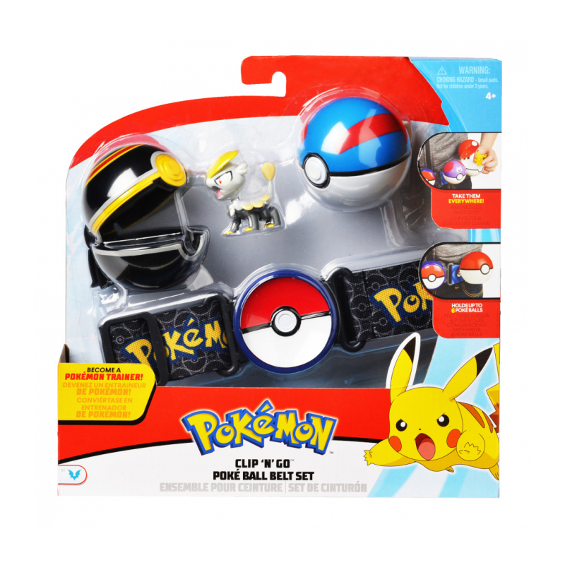 Pokemon Clip N Go Pokeball Belt Set Wave 1