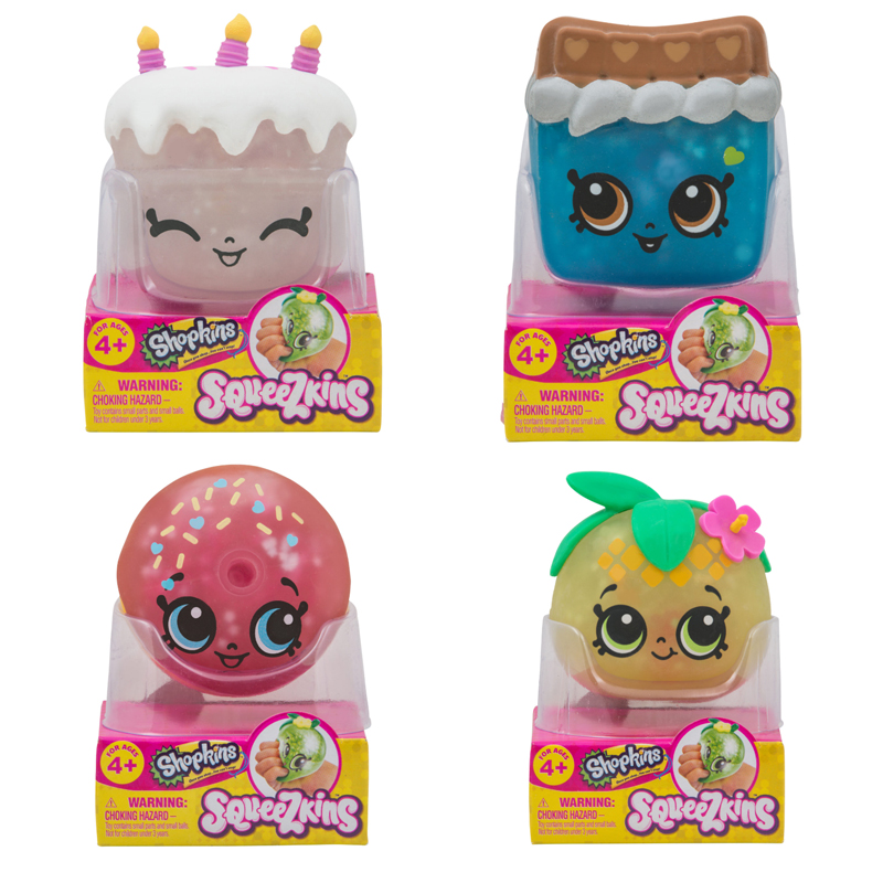 Shopkins Squeezkins Season 1 W1 Single Pack Assorted