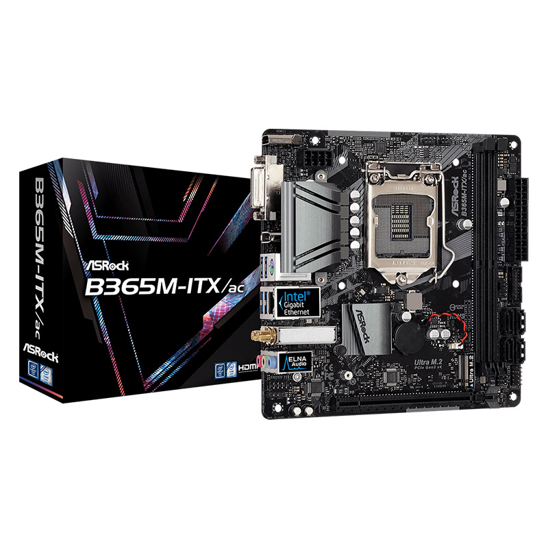 ASRock B365M-ITX/AC WiFi LGA 1151 ITX Motherboard