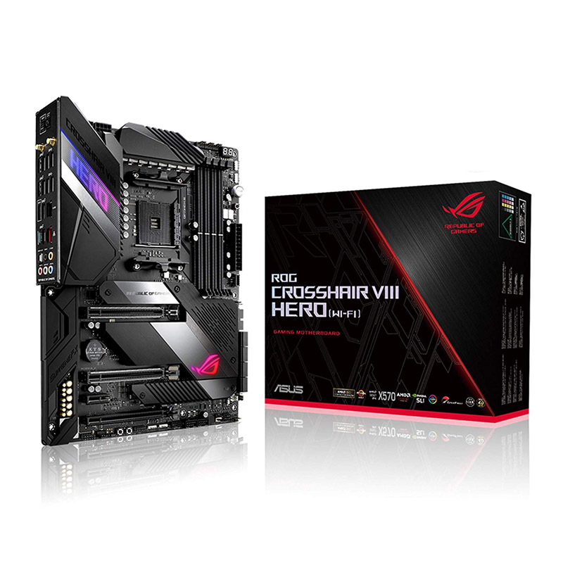 Asus ROG Crosshair VIII Hero WiFi AM4 ATX Motherboard (ROG CROSSHAIR VIII HERO (WI-FI))