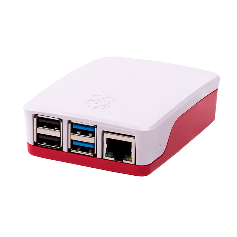 Raspberry Pi 4 Model B Offical Case - Red and White (PI4B_CASE_RED/WHITE)