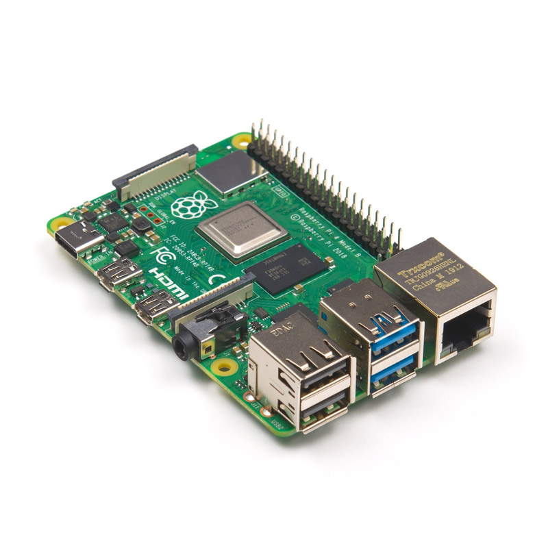 Raspberry Pi 4 Model B 4GB Single Board Computer (RPI4-MODBP-4GB)