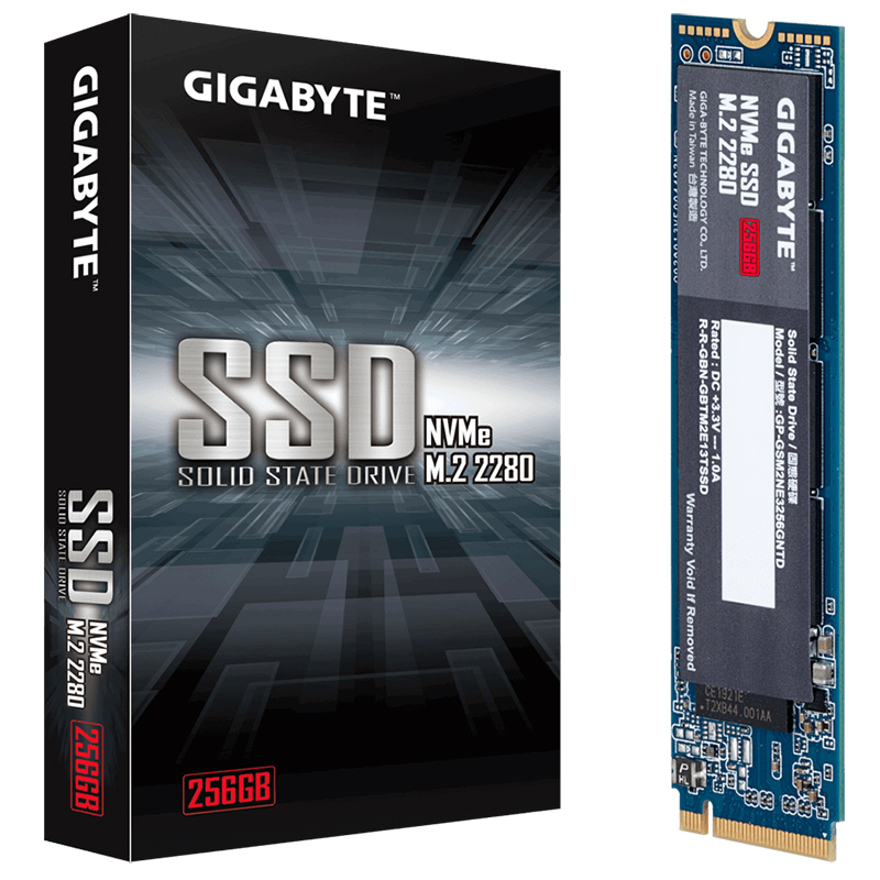 Gigabyte 256GB PCIe 3.0 M.2 2280 NVMe SSD (GP-GSM2NE3256GNTD)