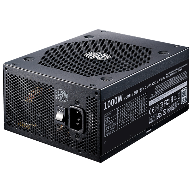 Cooler Master 1000W V 80+ Platinum Fully Modular ATX Power Supply (MPZ-A001-AFBAPV-AU)