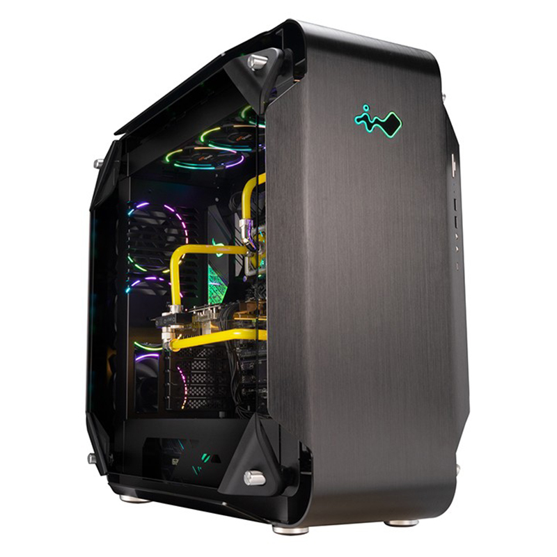 Inwin 925 Aluminium Tempered Glass ARGB Full Tower EATX Case - Black (925-BLACK)