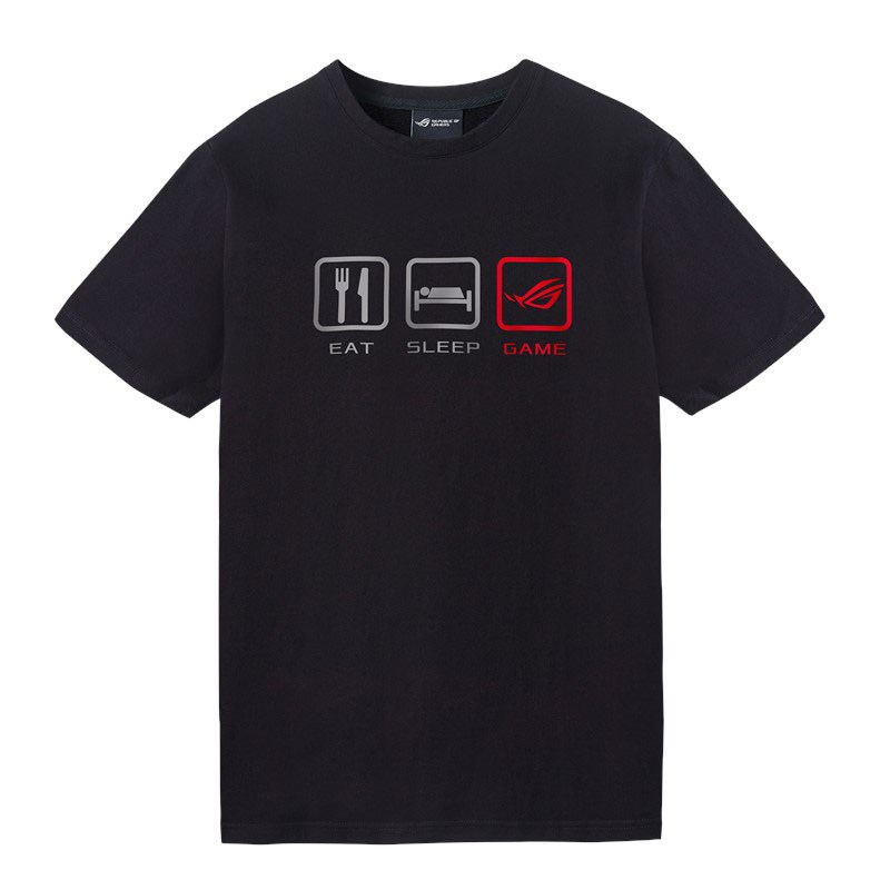 Asus ROG Lifestyle T-Shirt Black - Exta Large (CT2002 ROG LIFESTYLE/BK/XL)