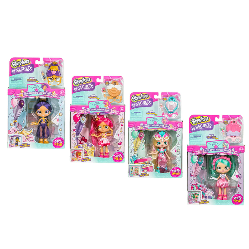 Shopkins Shoppies Lil' Secrets Masquarade W2 - Single Pack Assorted